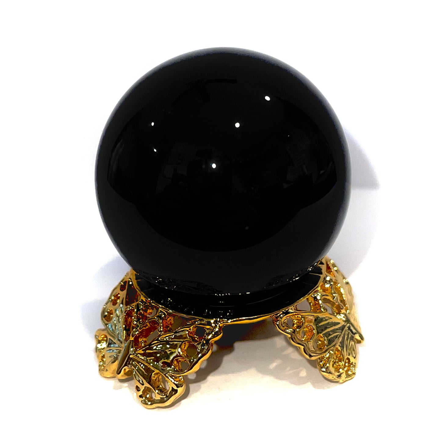 Small Crystal Sphere w/Stand