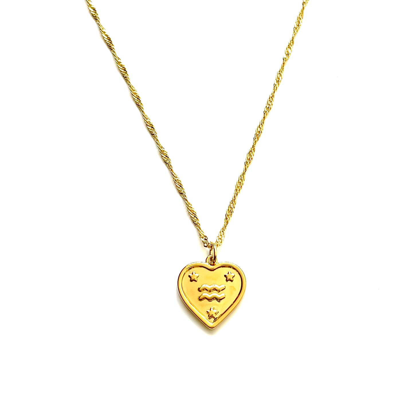 Zodiac Heart Necklace