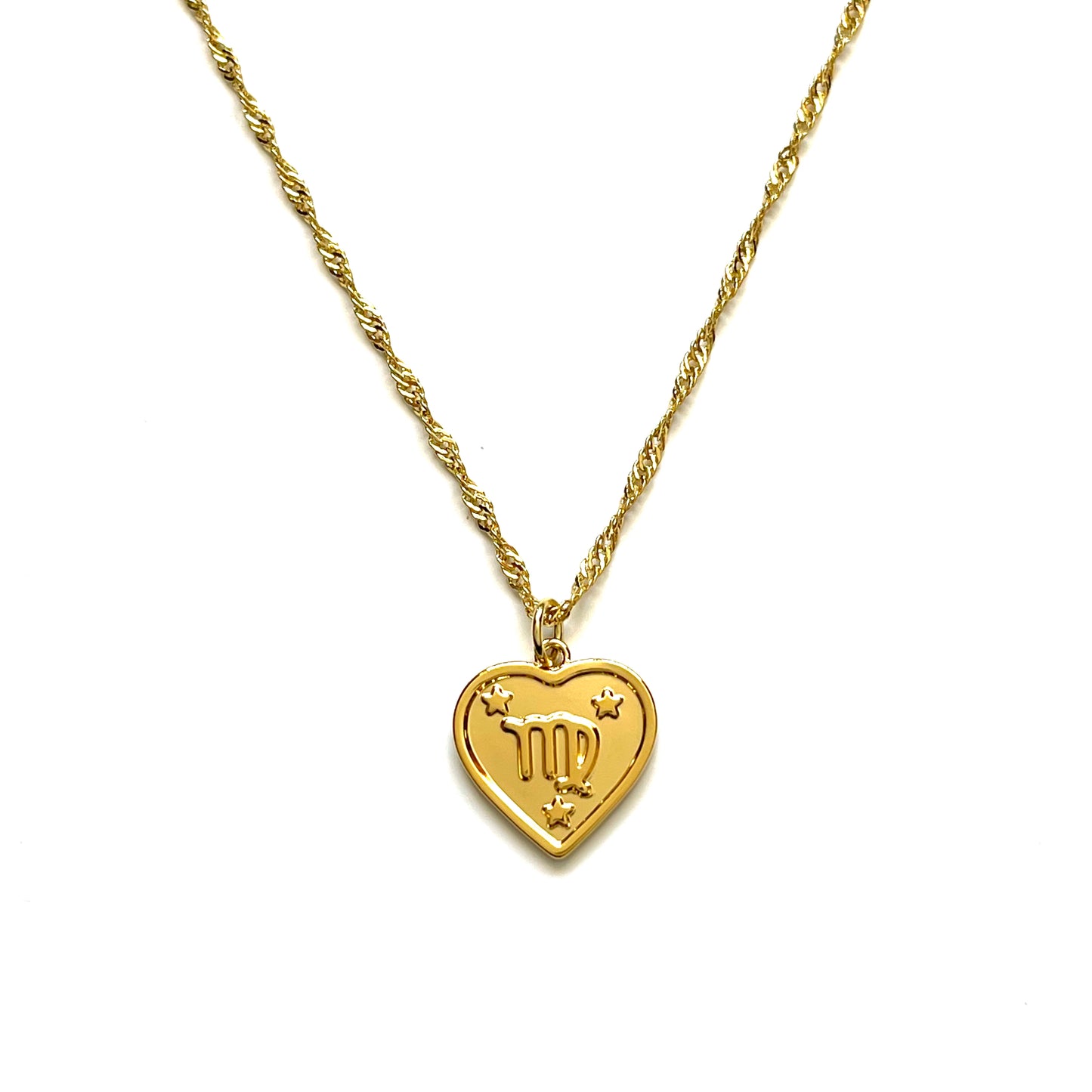 Zodiac Heart Necklace