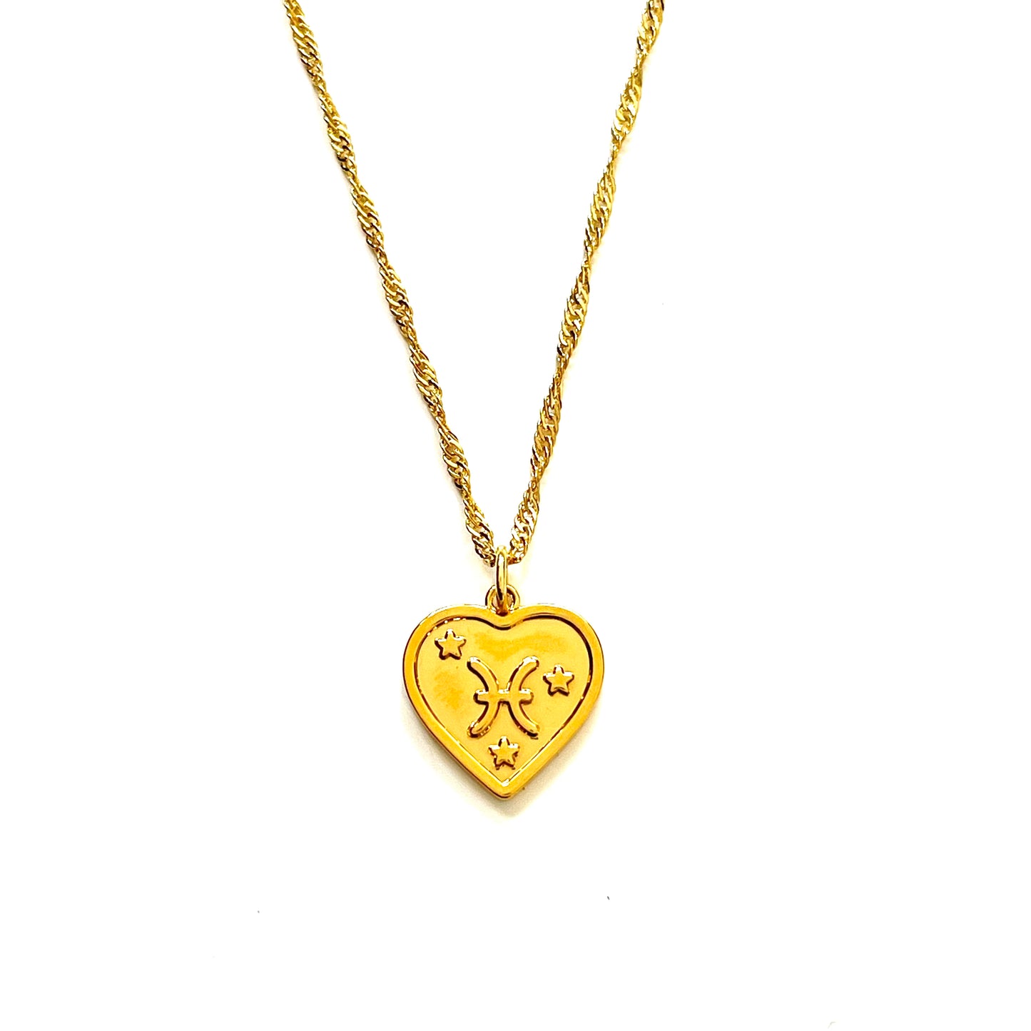 Zodiac Heart Necklace