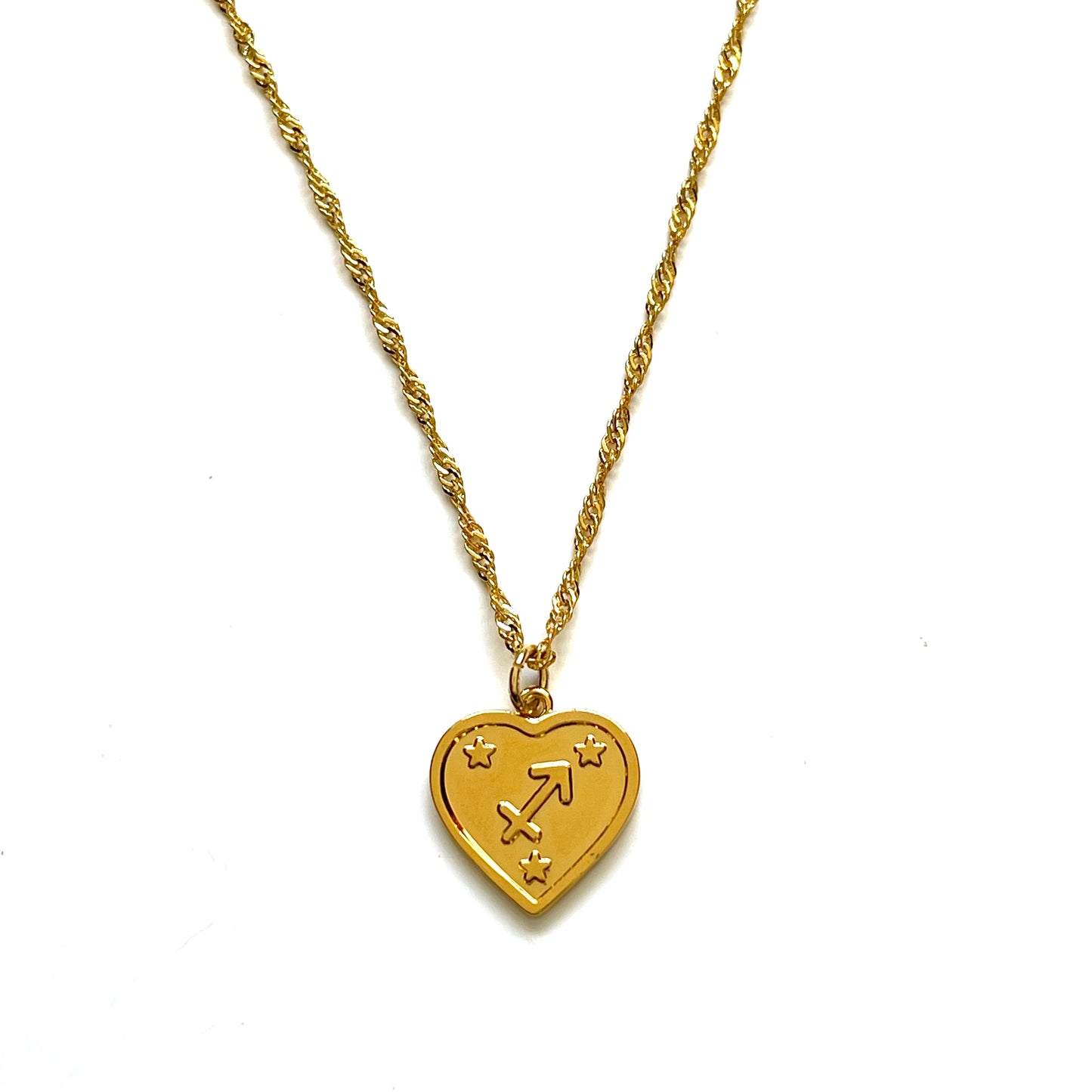 Zodiac Heart Necklace