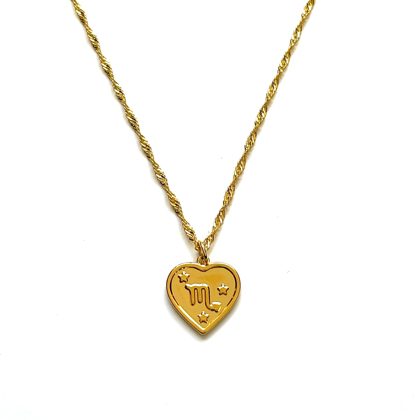 Zodiac Heart Necklace