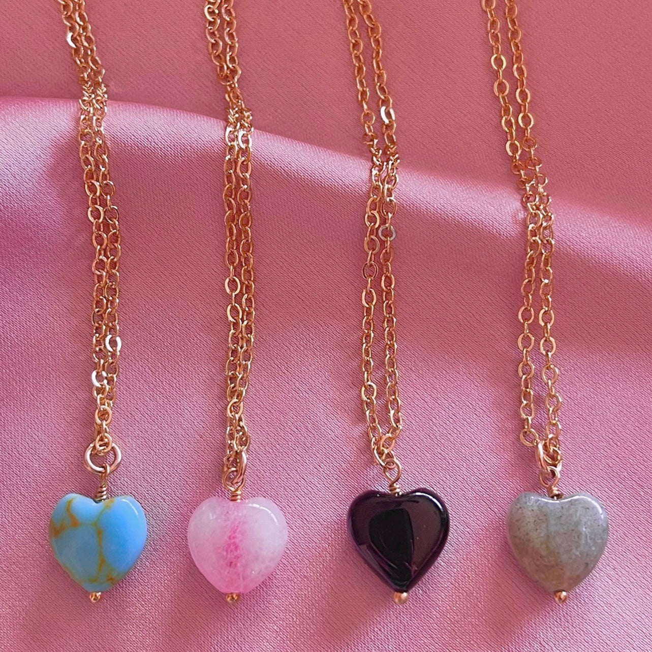 Heart Stone Necklace