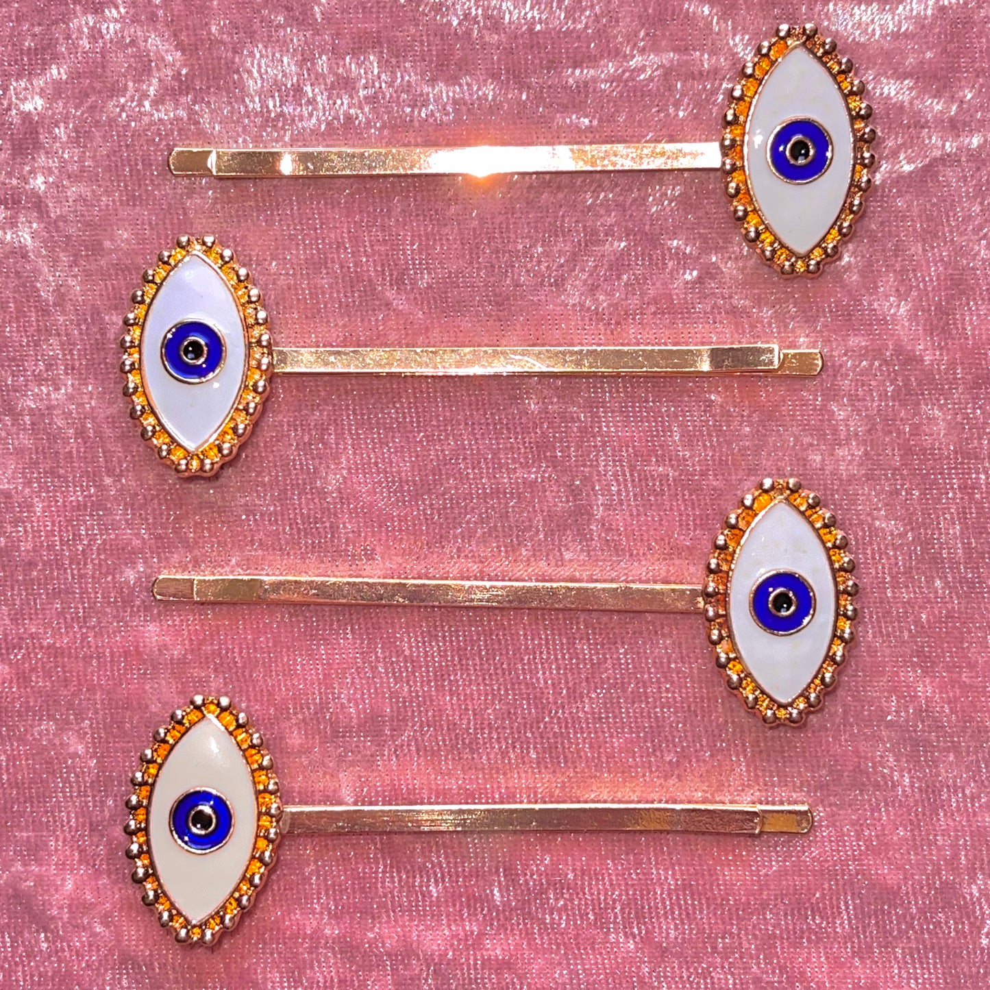 Evil Eye hair clips